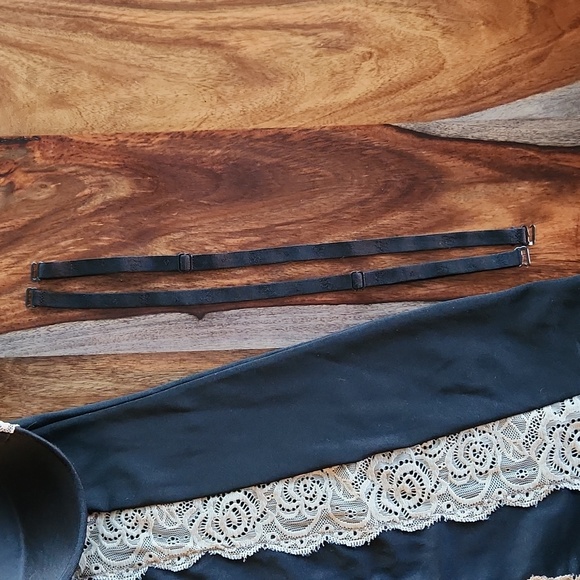 Sexy Jessica Simpson Strapless Bra Slip, Shapewear, Black, Ladies Medium - Picture 9 of 10